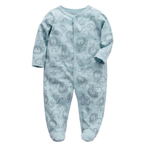 Weebloom Baby Boy Pajamas,Cute Soft Footies Cartoon Jumpsuit Jumpsuit Nightwear Baby Romper,3-6 Months