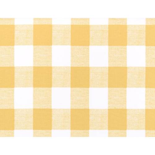 Fitted Crib Sheet - Yellow Buffalo Check