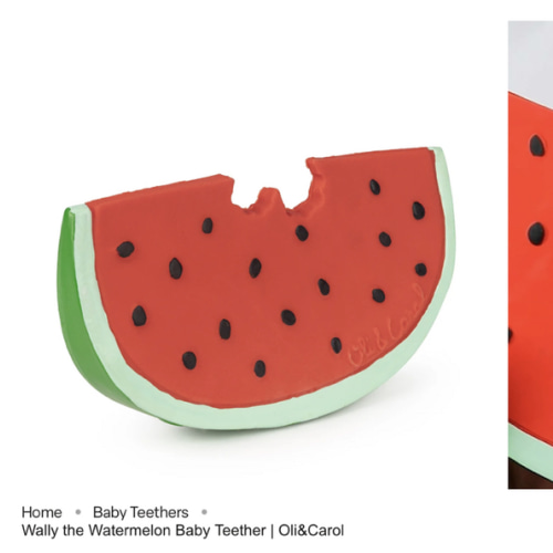 Wally the Watermelon Baby Teether | Oli&Carol