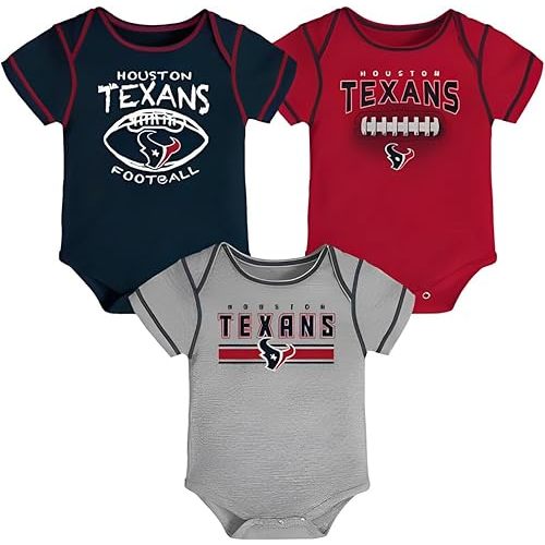 Outerstuff NFL Newborn Infants Touchdown 3 Piece Onesie Creeper Bodysuit Romper Set