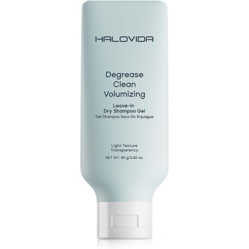 HALOVIDA Leave-In Dry Shampoo Gel, Instant Oil & Odor Control, Non-Aerosol