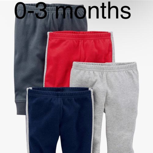 Simple Joys by Carter's Unisex Baby 4-Pack Neutral Pant