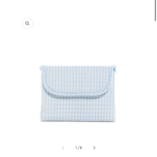 Quilted Changer Mat - Pimlico Stripe Blue - Sweet E's Children's Boutique