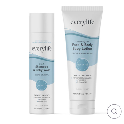 Baby Bath Bundle | Gentle Shampoo & Body Wash for Newborns – EveryLife