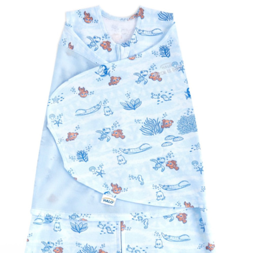 Blue Finding Nemo Newborn Swaddle | HALO
