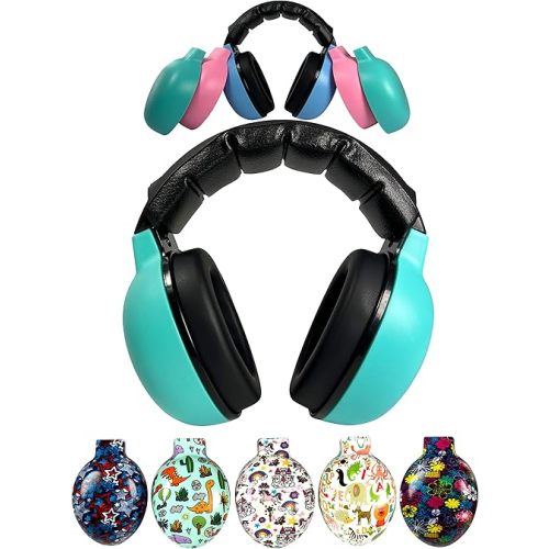 ZIPZ Baby & Toddler Earmuffs – Innovative Design – Change Colors with Magnetic Shells – Hearing Protection Headphones 0-4 yrs