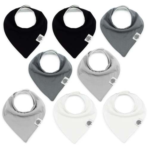 Bandana Baby Bibs | Basics Set - 8 Pack | Parker Baby Co.