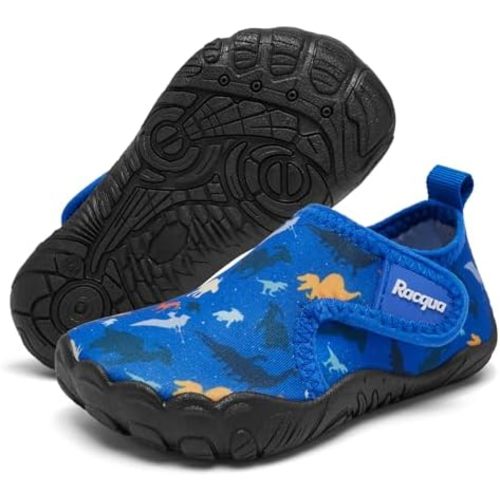 Racqua Toddler Boys Girls Water Shoes Slip-On Quick Dry Aqua Kids Shoes Lightweight Breathable Swim Shoes(Toddler/Little Kid)