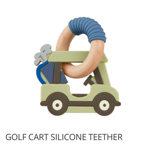 Golf Cart Silicone Teether | Mud Pie