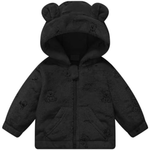 Toddler Fleece Jacket Baby Winter Coat Newborn Girl Hoodie Infant Clothes