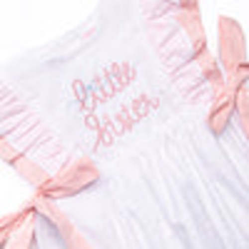 Little Sister Embroidered Bubble, White – Stitchy Fish