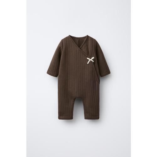 QUILTED ROMPER - Brown | ZARA United States