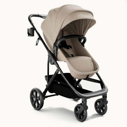 Mompush Wiz 2-in-1 Convertible Baby Stroller with Bassinet Mode - Khaki
