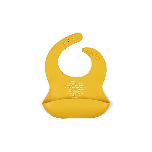 Be A Heart Silicone Baby Bibs, Adjustable Waterproof Bibs, Meal Blessing Bibs