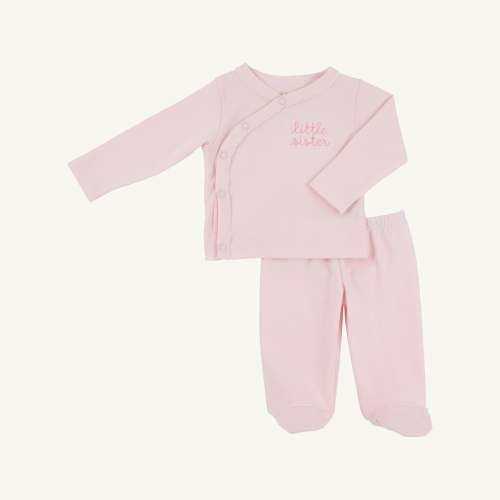 Cameron Cross Front Set - Pink with Pink Little Sister