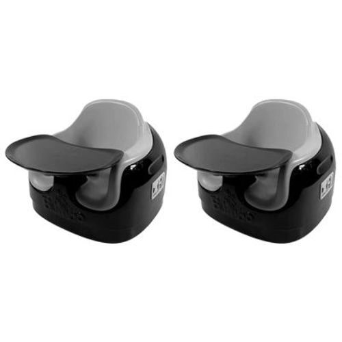 Bumbo Baby Toddler Adjustable 3in1 Multi Seat High Chair & Booster Seat w/ Removable Tray & Buckle Strap for Toddlers 1 to 3 (2 Pack)