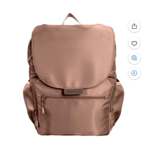 Jool Baby Relay Diaper Bag Backpack with Changing Pad – 12-Pocket Large Capacity Bag, Includes Insulated Bottle Pockets, Wearable Breast Pump Pockets, Baby Wipe Dispenser Pocket & More (Mocha) - Walmart.com