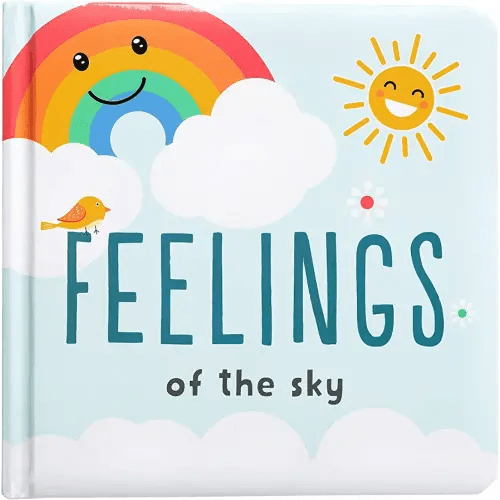 Kate & Milo Feelings of The Sky Board Book for Babies, Touch and Feel, Gender Neutral Nursery Book, Toddler or Baby Learning Book, Christmas Stocking Stuffer, Gift for New and Expecting Parents