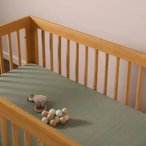Babyletto Crib Sheet in GOTS Certified Organic Muslin Cotton