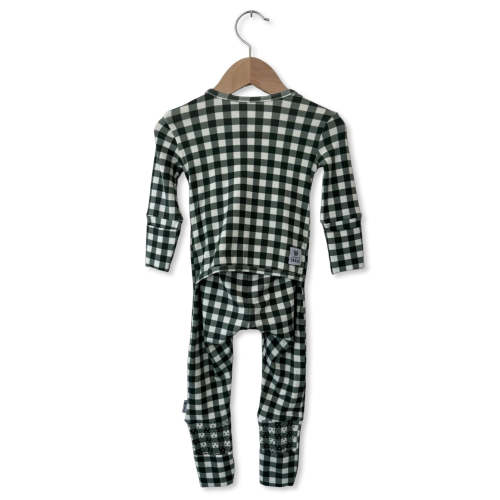 Mistletoe Gingham Tube Access Day to Night Romper Luxe Edition | Cotton Bamboo Blend