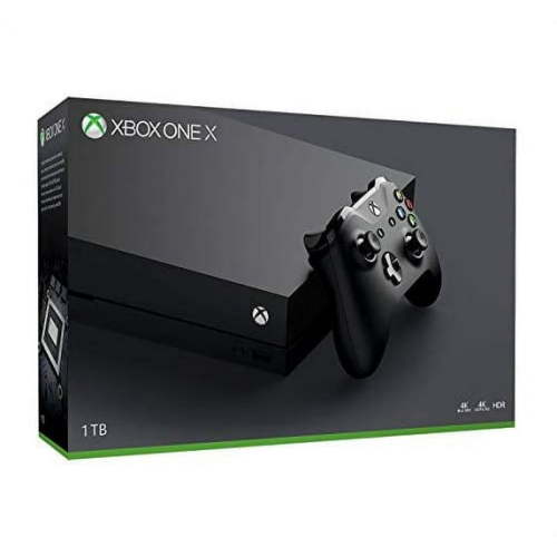 Microsoft Xbox One X 1TB Console, Refurbished, HDR, Native 4K Gaming, Ultra HD, Wireless Controller