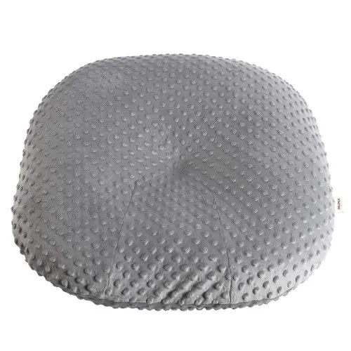 Newborn Lounger Cover,Minky Removable Slipcover Fits Newborn Lounger for Baby Boy Girl(Gray)