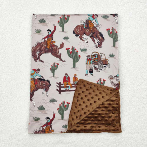 Tribe Western Wear Western Cowboy Newborn Baby Blanket - Western Cowboy Newborn Baby Blanket