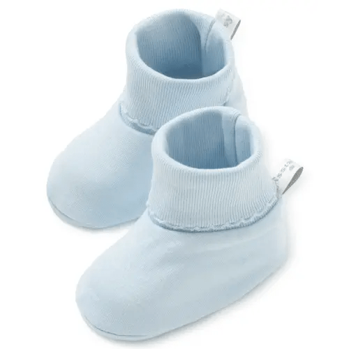 Blue Kissy Basics Booties