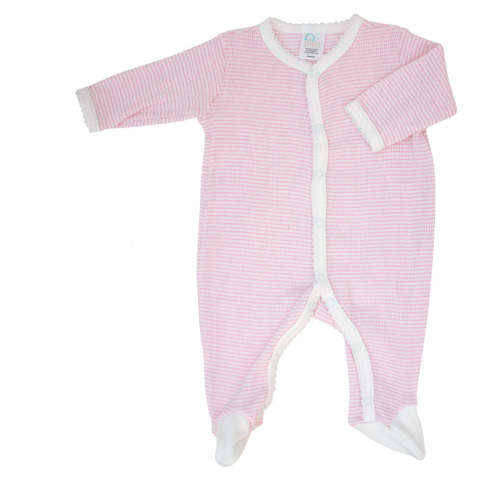 Paty Rib Knit Stripe Footie