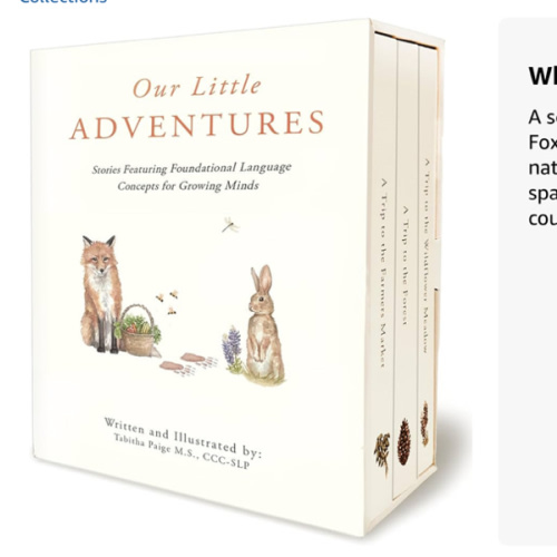 Our Little Adventures: Stories Featuring Foundational Language Concepts for Growing Minds (Tabitha Paige Children's Book Series)