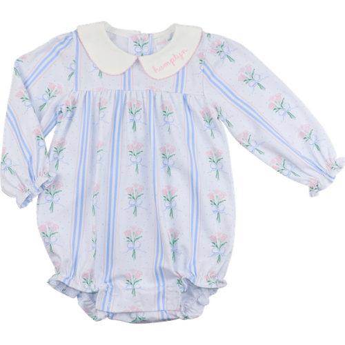 Pink And Blue Knit Rose Bouquet Bubble – Cecil & Lou