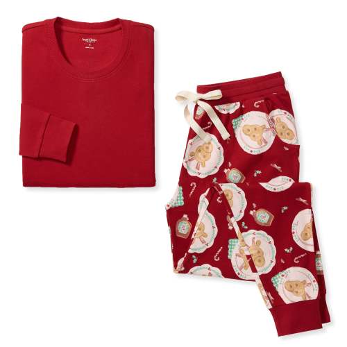Christmas Breakfast Cotton PJ Set Womens | Burt’s Bees Baby® – Burt's Bees Baby