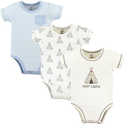 Touched by Nature Unisex Baby Organic Cotton Bodysuits