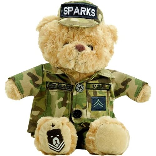 ZZZ Bears Personalized Army Bear