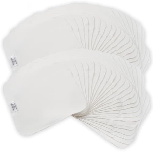 Reusable Baby Wipes, 50 Washable Cloth Wipes per Pack, 100% Cotton, Soft and Gentle for Baby's Skin, by Nora's Nursery