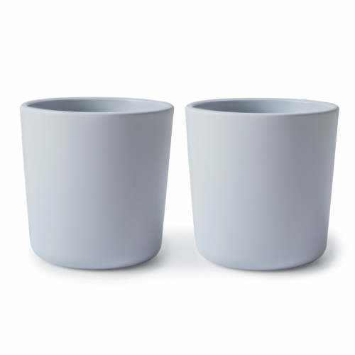 Mushie Baby Dinnerware Cup, Set of 2 - Cloud