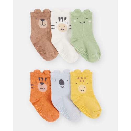 Baby 6-Pack Crew Socks | Carter's