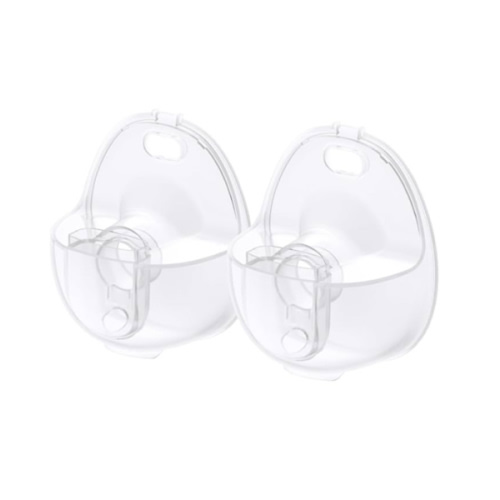 eufy Security Original Milk Container (2-Pack) for Wearable Breast Pump E20/S1/S1 Pro, BPA-Free Reusable Breast Pump Container Collects Up to 5 oz (150 ml) Each