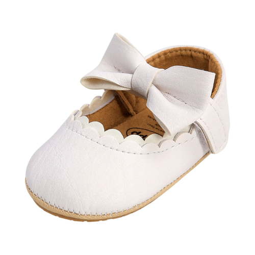 GERsome Baby Girls Soft Princess Dress Flats Shoes Infant Wedding Anti-Slip Newborn Shoe Baptism Christening Texture Sole Sneaker Shoes
