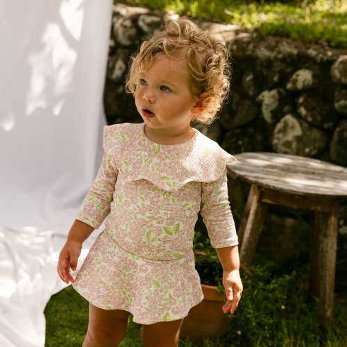 Petal Rashguard · Hydrangea | Baby & Girls Swimsuits | Girls Bikinis | Luxury Swimsuits & Bikinis For Girls & Baby – Petit Playa