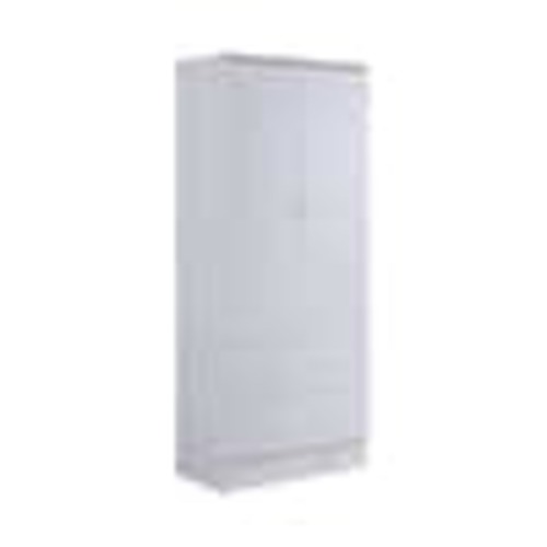 2-Door 72 in. H x 31.5 in. W x 17 in. D Armoire with 2-Drawers in White HI29 WHITE