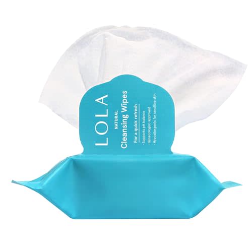 LOLA Cleansing Wipes for Women, 32 Count (Pack of 3) | Feminine Wipes, Vaginal Wipes, pH Balance, Body Wipes
