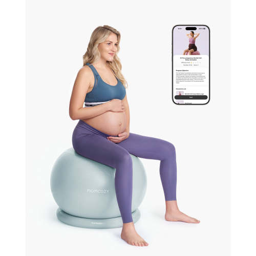 Momcozy Maternity Exercise Ball | Birthing Ball | Pregnancy Ball
