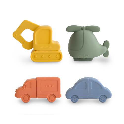 Vehicles Mold Free Bath Play Set – Simple Steps Market