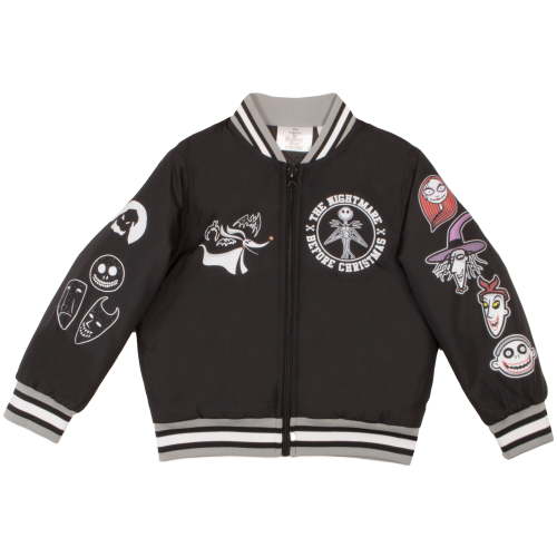 Disney Boys Nightmare Before Christmas Varsity Bomber Jacket (Little & Big Boys), Sizes 4–12