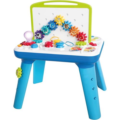 Baby Einstein Curiosity Table Activity Play Station, Montessori Floor Toy and Interactive Workbench, 12 Months and Up