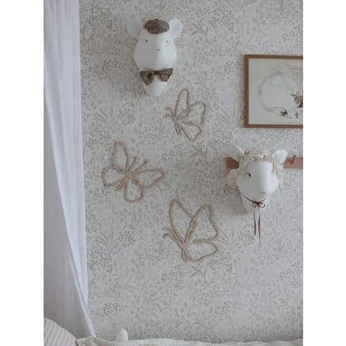 3PCS Butterfly Wall Decor,Wooden Baby Shower Party Supplies for Butterfly Birthday Decor,Kitchen Bathroom Indoor Outdoor Wedding Birthday Party