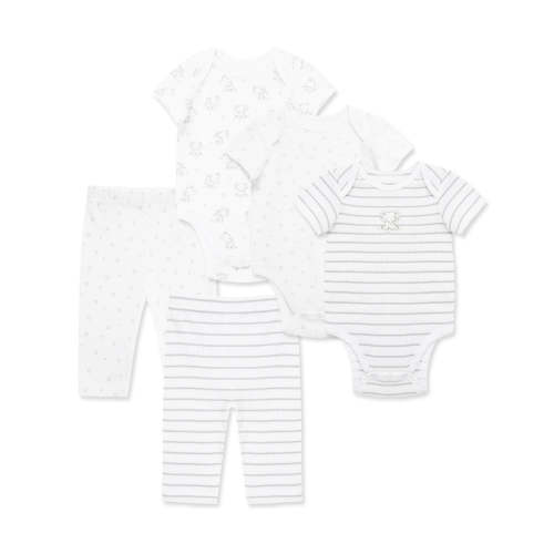 Baby Elephants 5-Piece Bodysuits & Pants Set