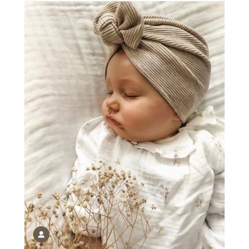 Baby girl's handmade turban hat
