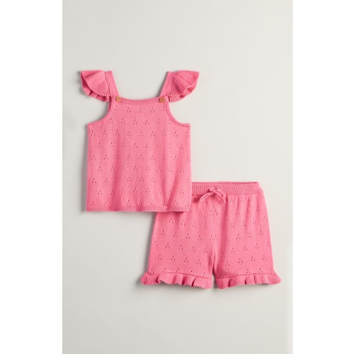 Cap Sleeve Sweater & Shorts Set